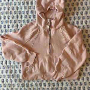 lululemon half zip crop scuba